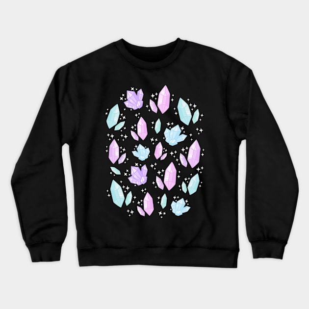 Magical Crystals | Nikury Crewneck Sweatshirt by Nikury